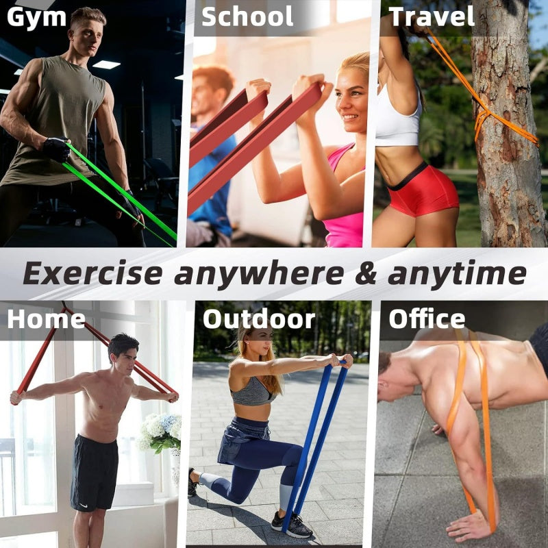 Resistance Bands Heavy Duty Set Gym Exercise Assisted Pull Up Fitness Workout